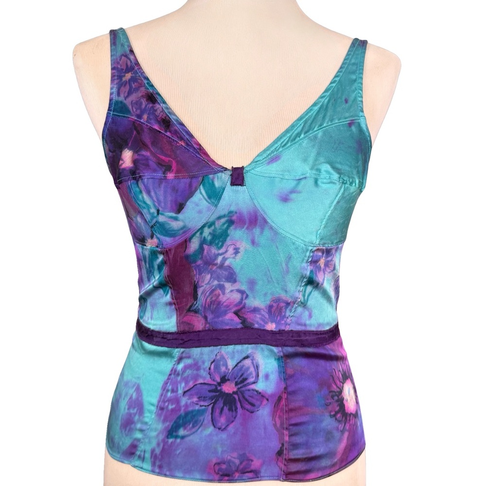 Tracy Reese Floral Tie Dye Blouse